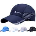 thumbnail image 1 of Gray Quick Dry Baseball Cap Hats for Women Polyester Funny Hat for Fathers on Birthday, Xmas - Adjustable Fit, Comfortable Cotton, Perfect for Casual Wear One Size, 1 of 3