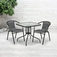 thumbnail image 1 of Gray Rattan Indoor-Outdoor Stack Chair, 1 of 5