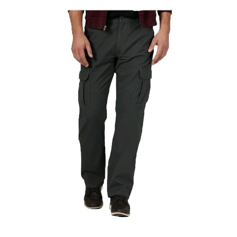Gray Relaxed Fit Flex Cargo Pants - 36 X 32 