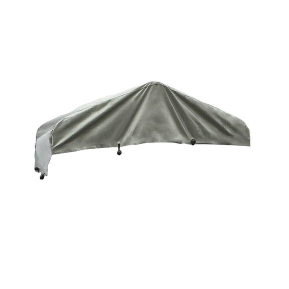 Gray Roof Cover for KennelMaster 6Ft. L x 4 ft. W x 6 ft. Dog Kennel