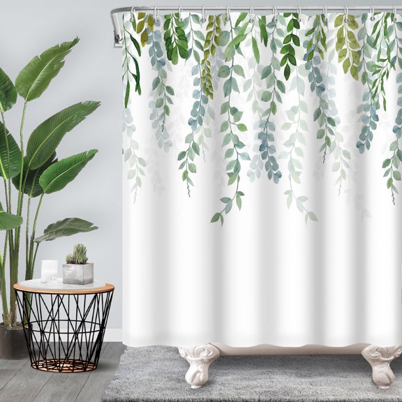 Gray Rose Shower Curtain for Bathroom Pastel Gray and White Rose Floral Shower Curtain