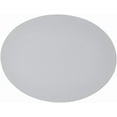 thumbnail image 1 of Gray Round Leather Mouse Pad Waterproof Desk Mat Non-Slip Base Mousepad with Stitched Edge, 1 of 3
