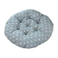 thumbnail image 1 of Gray Round Memory Foam Cushion 16/18 Inch Non-Slip Chair Pad for Office Patio, Thick Floor Pillow Multi-Person Use​, 1 of 7