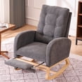 thumbnail image 1 of Casual Indoor Rocking Chair with Side Storage | Suitable for Nursery, Eases Tiredness, 1 of 7