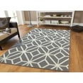 thumbnail image 1 of Gray Rugs 8x10 Contemporary Diamond Patterned Moroccan Geometric Grey Area Rug 5, 1 of 1