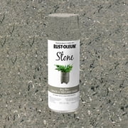 Gray, Rust-Oleum Stops Rust Stone Textured Spray Paint-7992830, 12 oz