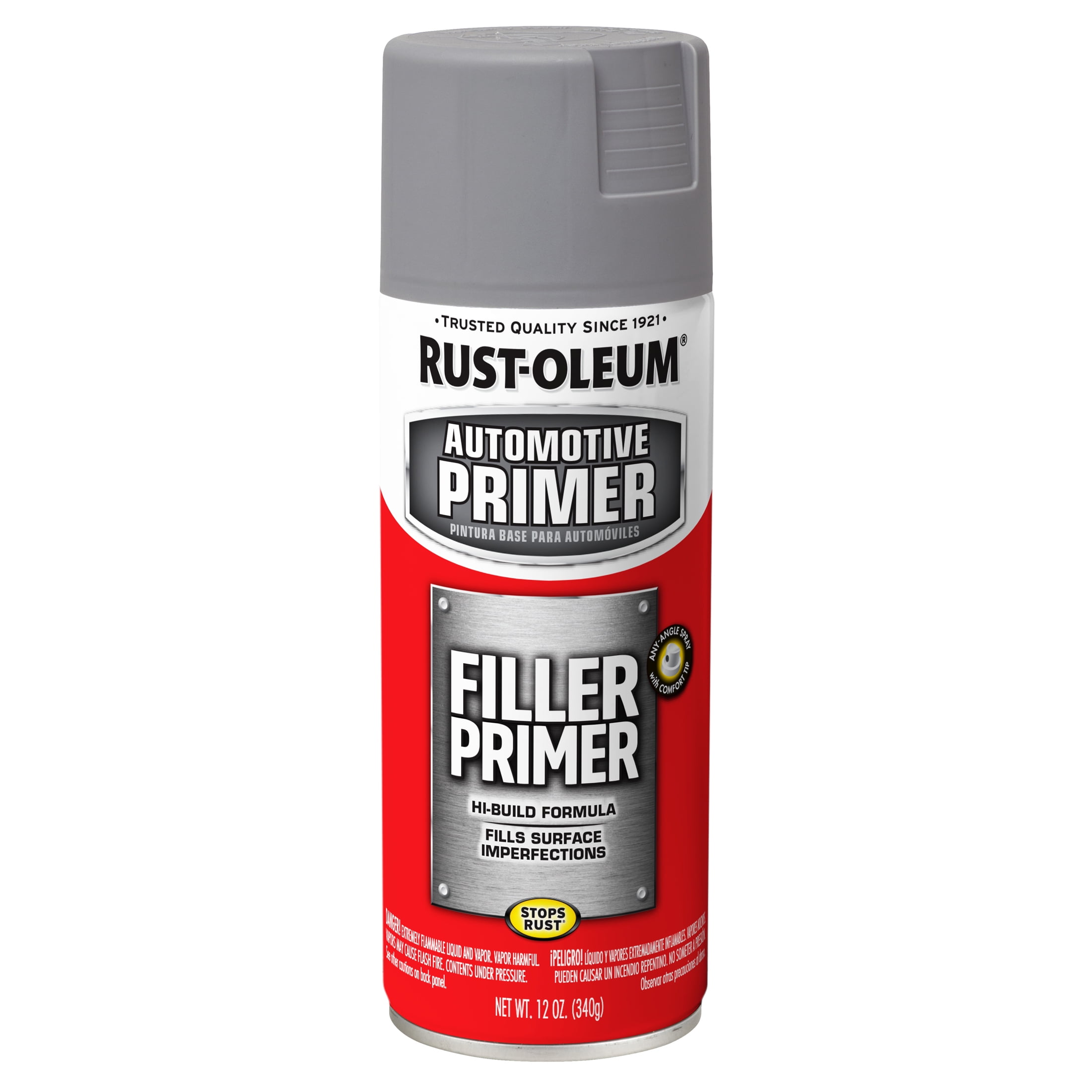 Gray, RustOleum Automotive Filler Primer Spray249279, 11 oz, 6 Pack