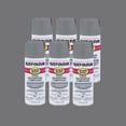 thumbnail image 1 of 6 Pack, Gray, Rust-Oleum Stops Rust Flat Galvanizing Compound Spray- 7785830, 16 oz., 1 of 3
