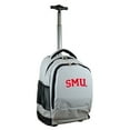thumbnail image 1 of Gray SMU Mustangs 19'' Premium Wheeled Backpack, 1 of 6