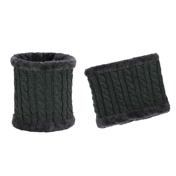 Gray Scarf Men Women Winter Warmer Scarf Warmer Neck Thick Knit