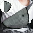 thumbnail image 1 of Gray Seatbelt Safety Adjuster – Dusknt Car Seat Belt Protector for Child Baby Kids, Adjustable Holder for Comfortable & Safe Ride, Spring Travel Essential, 1 of 5