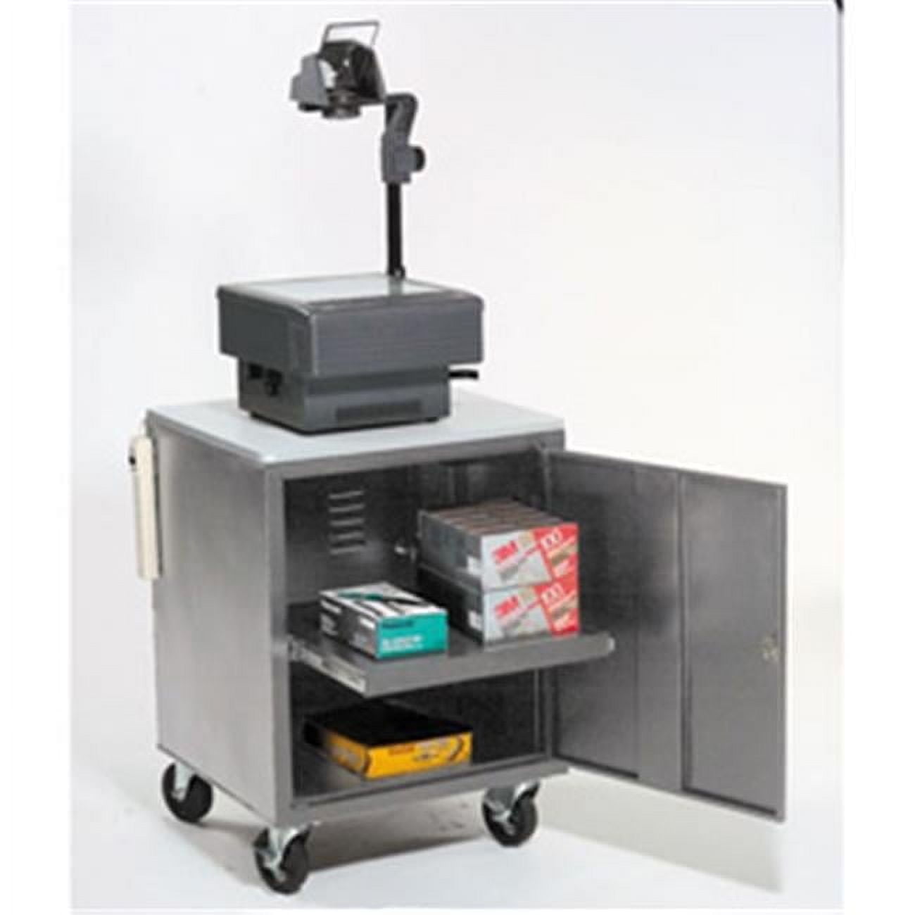 Visual Cart Gray Security Audio Visual Cart - 500 lbs - Walmart.com