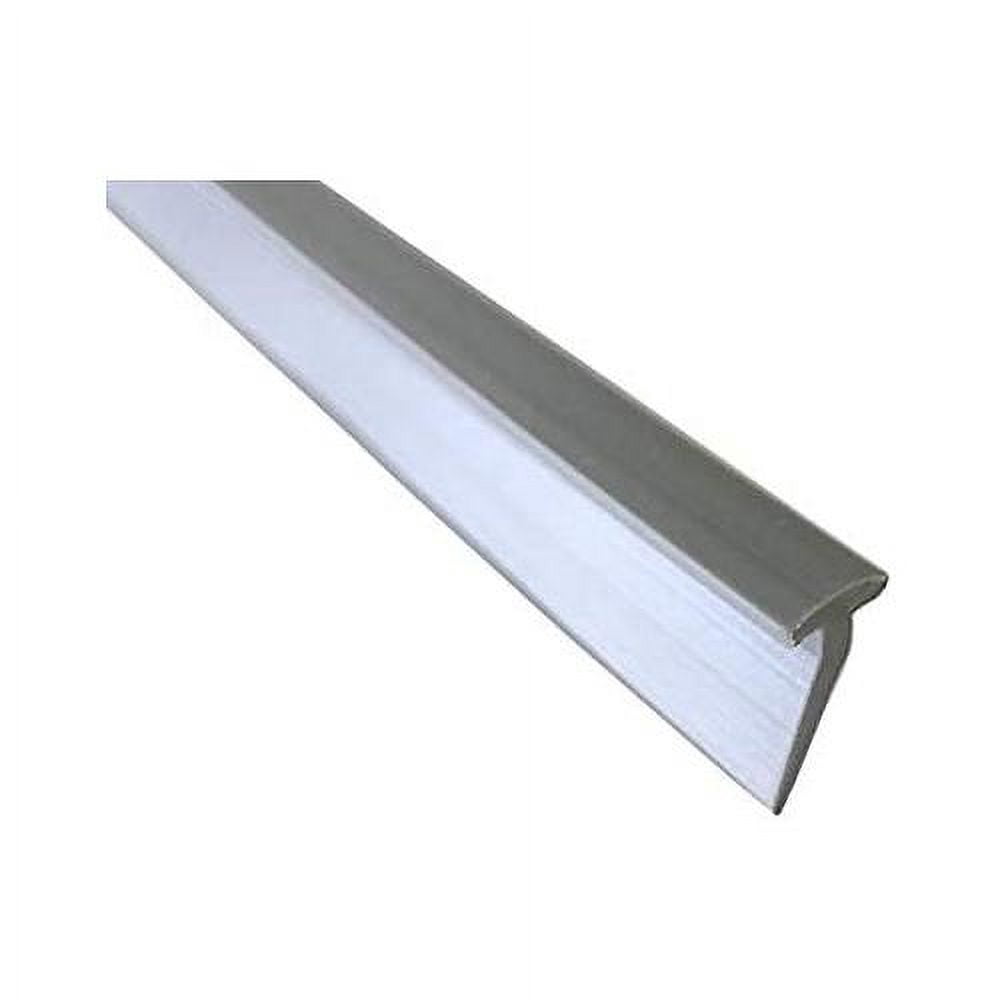 Gray Shower Door Vinyl"T" Sweep Drip Seal 7 Ft Long