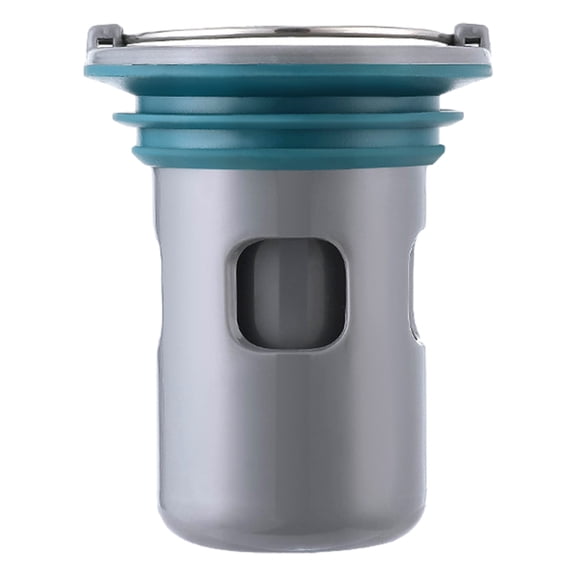 Gray Silica Shower Floor Drain Backflow Preventer - 6.7x5.4x3.5cm One-Way Sewer Drain Stopper | Odor & Insect Barrier for Bathroom, Kitchen, Basement (1PC)