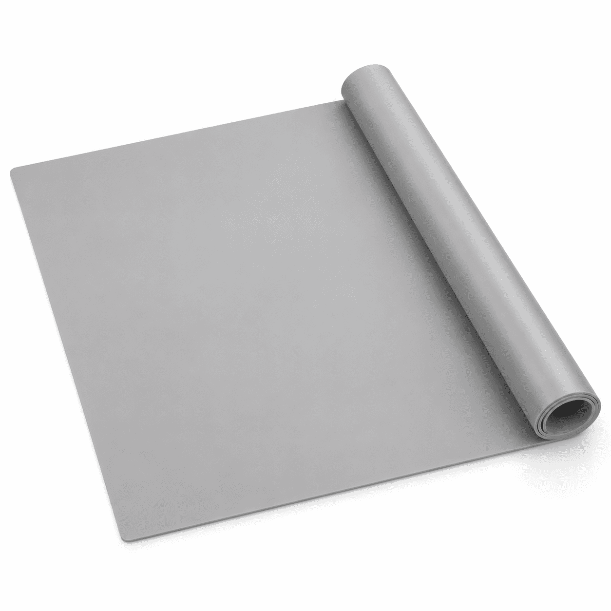 Gray Silicone Kitchen Counter Mat, 78.7