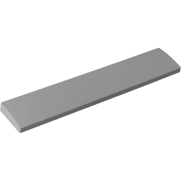 Gray Silicone Wrist & Palm Rest, 12.89" for 75% Compact Keyboard Series V1/V2/Q1/Q2 & Lemokey P1 (Pro/Max/HE) – Anti-Slip Base – Smooth & Soft Support