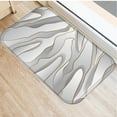 thumbnail image 1 of Gray Silver Flower Doormat Anti-Slip Carpet Door Mat Kitchen Living Room Floor Mat Rug 40*60cm, 1 of 6