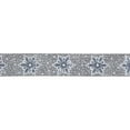 thumbnail image 1 of Northlight Gray Snowflake Christmas Wired Craft Ribbon 2.5" x 10 Yards, 1 of 3