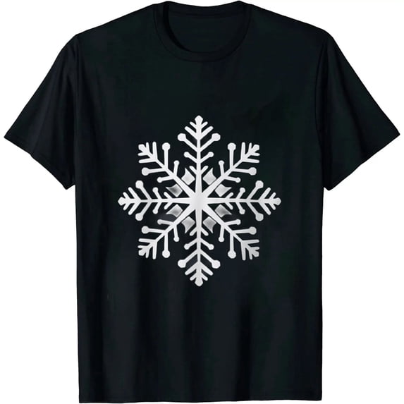Gray Snowflake T-Shirt