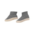 thumbnail image 1 of Gray Socks Women's Slipper Socks Warm Fuzzy House Winter Indoor Shoes Cozy Christmas, 1 of 5