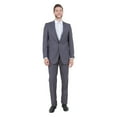 thumbnail image 1 of Gray Solid 2-PC Slim Fit Performance Stretch Suits, 1 of 4