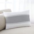 thumbnail image 1 of Gray Solid Color Texture Body Pillow Cover, Pillowcase Protectors with Zipper, Breathable Decorative Throw Pillow Case Cover, Simple Grey Stripes Pillow Shams for Couch Sofa 24x36Inch, 1 of 8