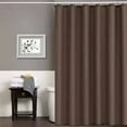 thumbnail image 1 of Gray Solid Fabric Shower Curtain 70x72 - Heavy Duty Polyester Bathroom Curtain, Rust-Proof Metal Grommets, Water Repellent & Quick Dry, Thickened Partition for Tub & Stall, 1 of 2