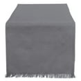 thumbnail image 1 of DII Heavyweight Solid Fringe Table Runner, 1 of 4