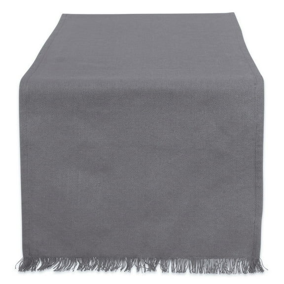 DII Heavyweight Solid Fringe Table Runner
