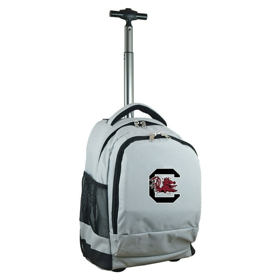 Gray South Carolina Gamecocks 19'' Premium Wheeled Backpack