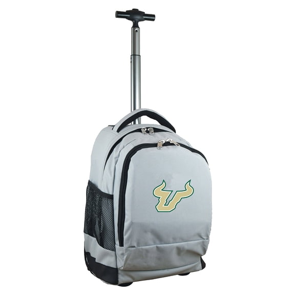Gray South Florida Bulls 19'' Premium Wheeled Backpack