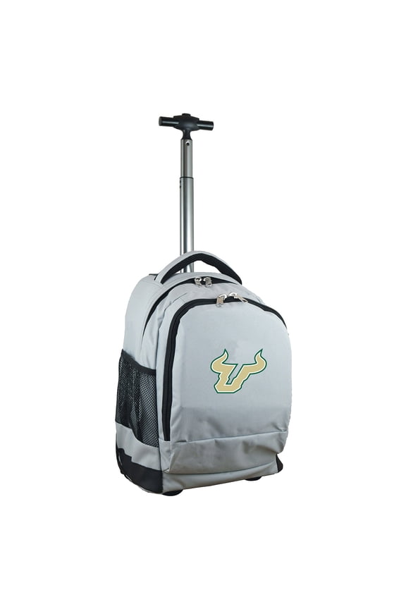 Gray South Florida Bulls 19'' Premium Wheeled Backpack
