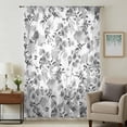 thumbnail image 1 of Gray Spring Floral Sheer Curtains 96 Inches Long, Watercolor Blooming Botanical Summer Light Filering Curtains, Privacy Drapes Simi Floor to Veiling Curtain for Living Room Bedroom Window Treatment, 1 of 9