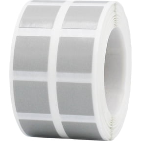 Gray Square Stickers | 0.5" Inch Square | 1000 Pack