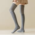 thumbnail image 1 of Gray Stockings Warm Christmas Fashion Windproof Printing Mid Tube Socks Long Tube Cotton, 1 of 6