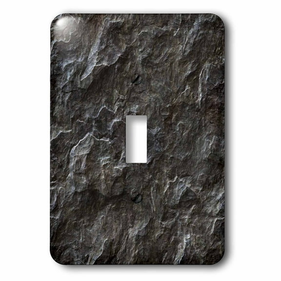 3dRose, Gray Stone Look, single toggle switch