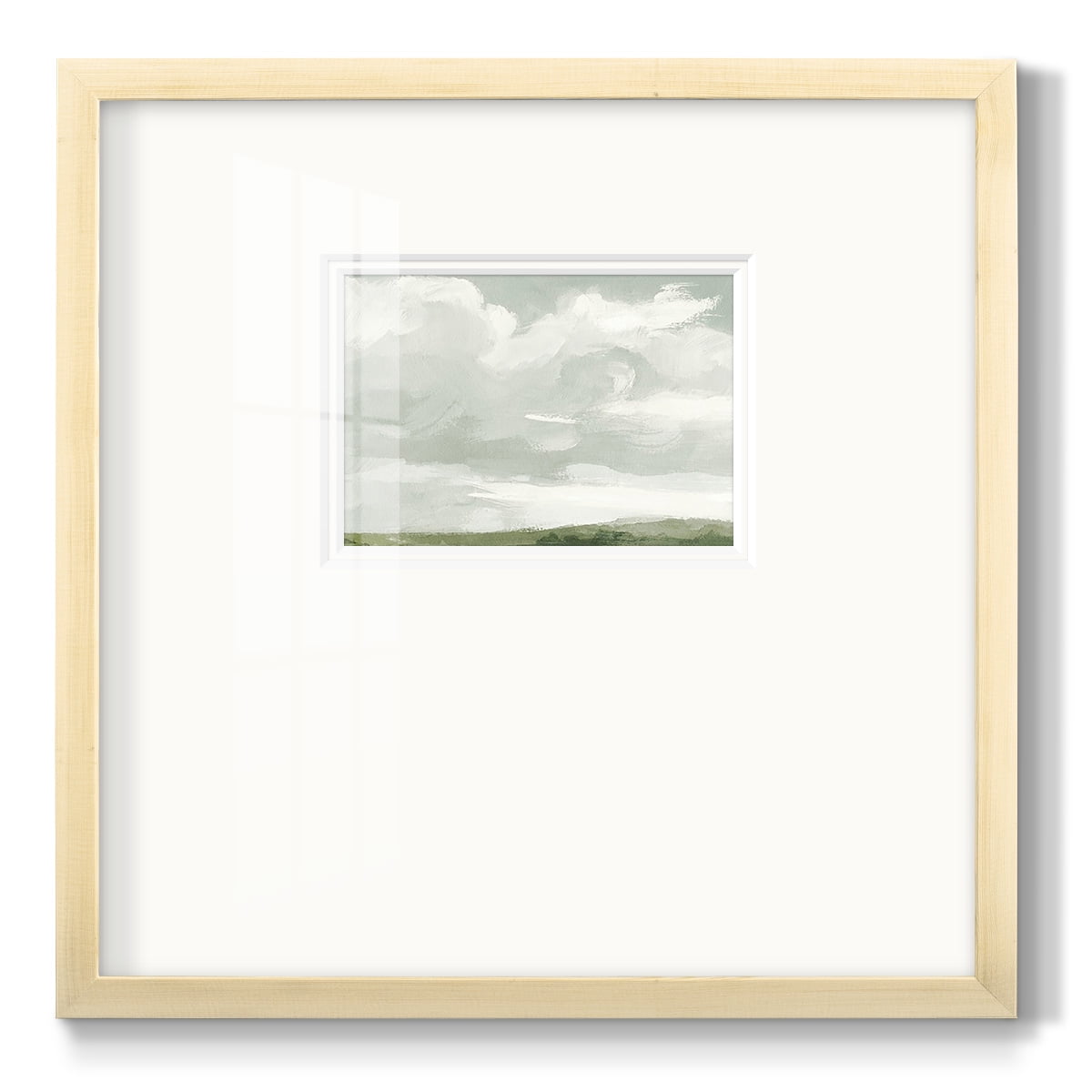 Gray Stone Sky IIIPremium Framed Print
