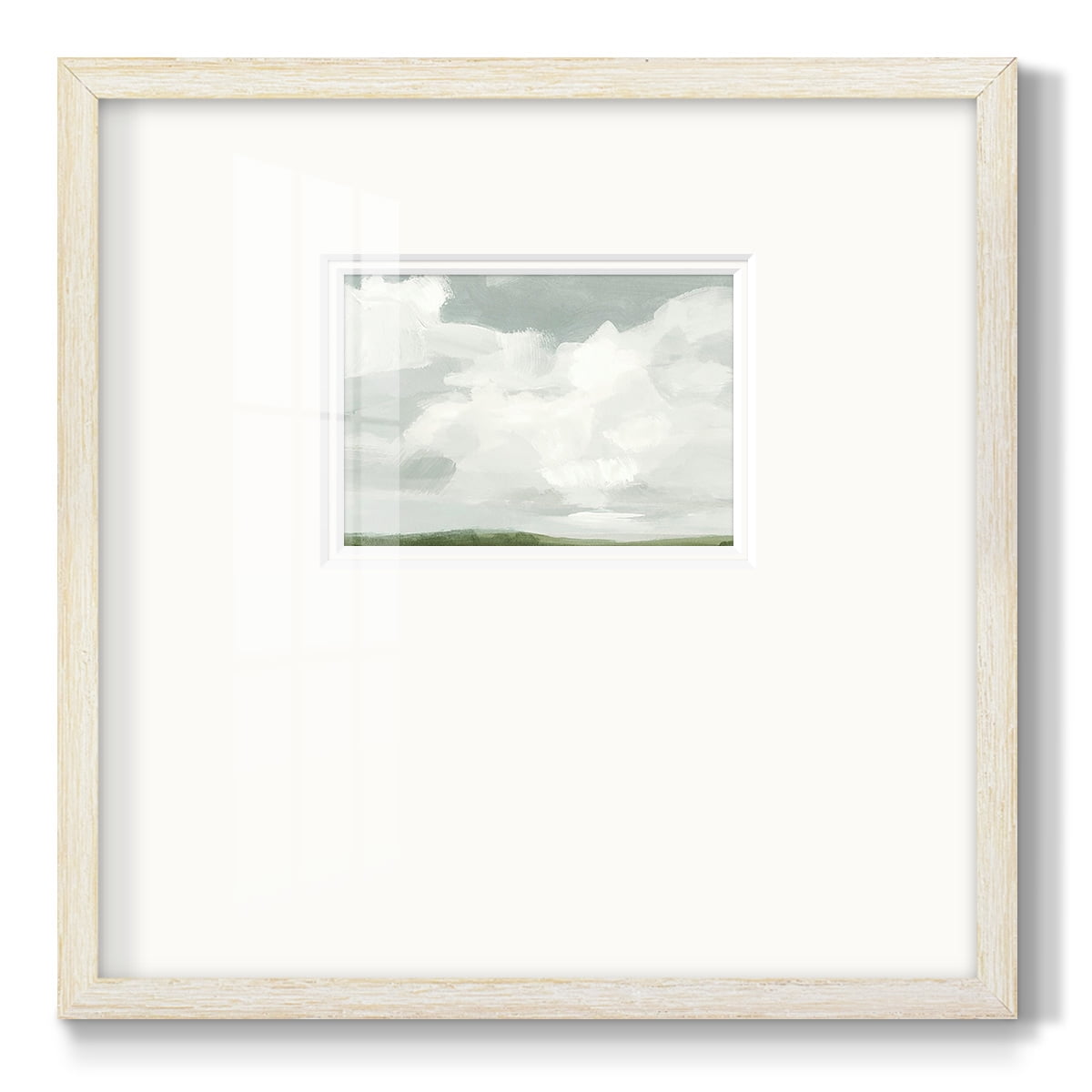 Gray Stone Sky IPremium Framed Print