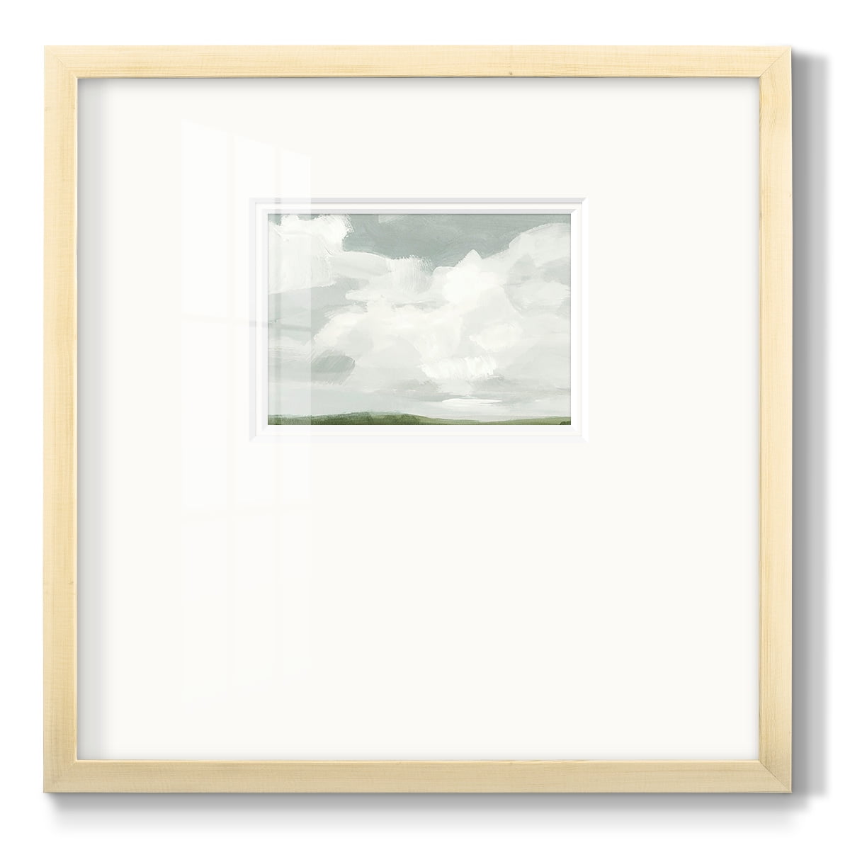 Gray Stone Sky IPremium Framed Print