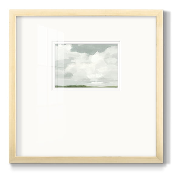 Gray Stone Sky IPremium Framed Print