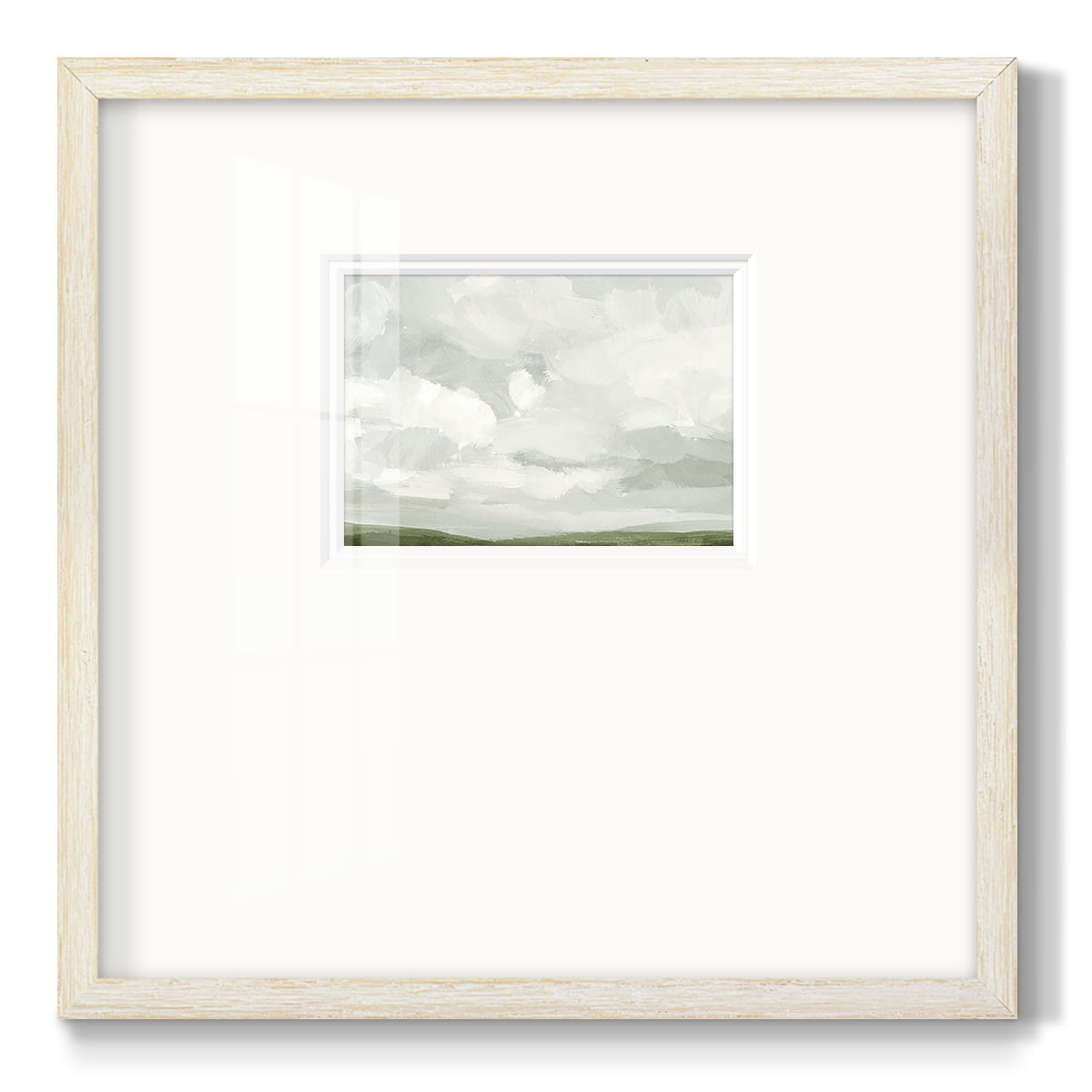 Gray Stone Sky IVPremium Framed Print