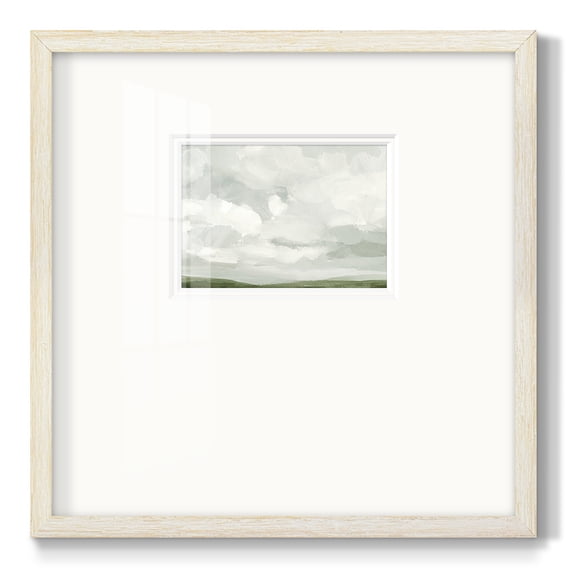 Gray Stone Sky IVPremium Framed Print