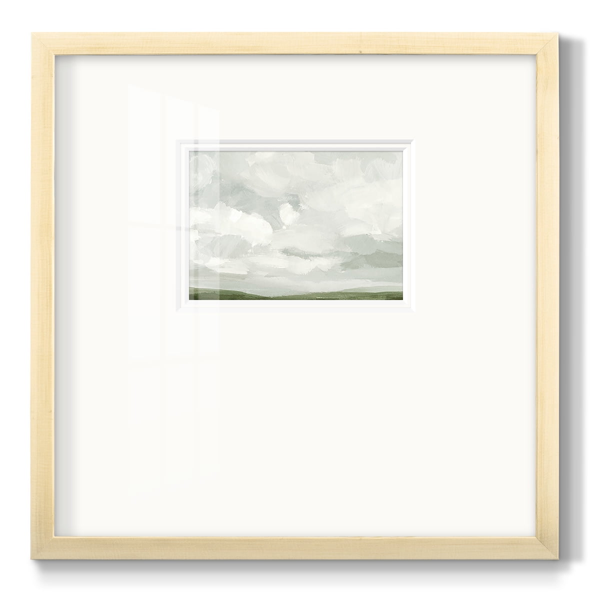 Gray Stone Sky IVPremium Framed Print