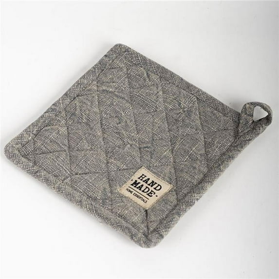 Gray Stone Washed Cotton Pot Holder