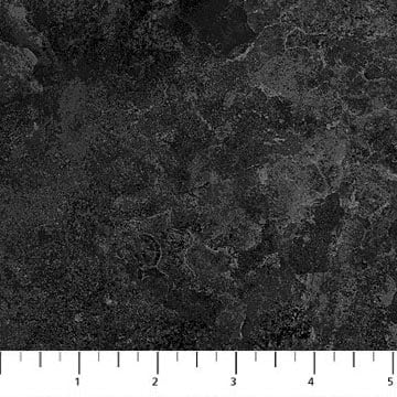 Cotton Stonehenge Basics Granite Marbled Stone Rock Patterns Northcott Black Cotton Fabric Print by the Yard (39302-990)