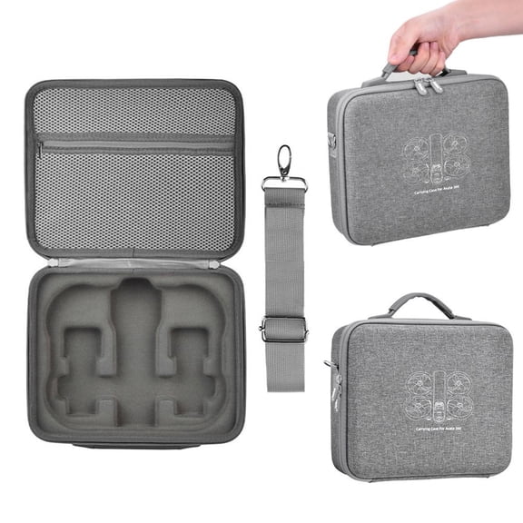 Gray Storage Bag Compatible for D-JI Avata Goggles 2 Drone Goggles Carrying Case Storage Portable, Suitcase Box Accessories