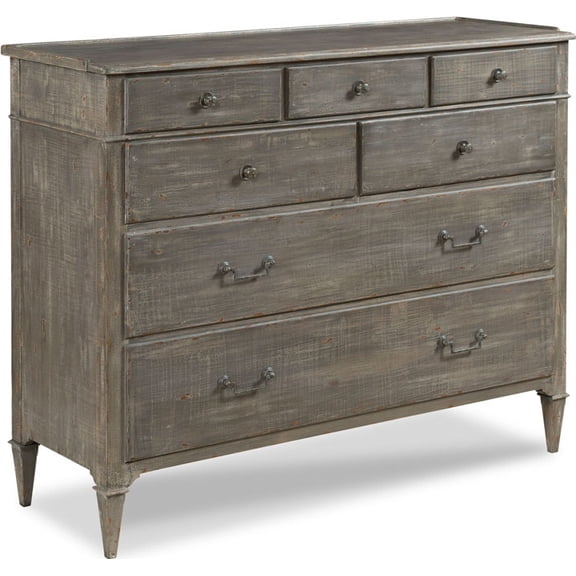 Gray Storage Chest | 19th Century Style French Chest