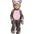 thumbnail image 1 of Gray Stripe Kitten Infant Halloween Costume, 1 of 3