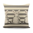 thumbnail image 1 of Gray Stripes Throw Pillow Cover, Cushion Case Decoration for Sofa Couch, 1 of 5