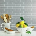 thumbnail image 1 of Gray Subway Peel and Stick Backsplash, 1 of 8